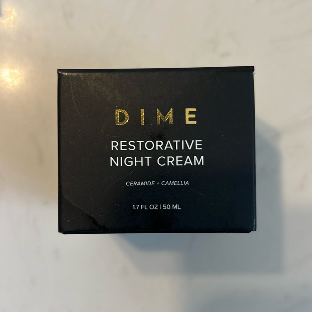 New dime beauty restorative night cream